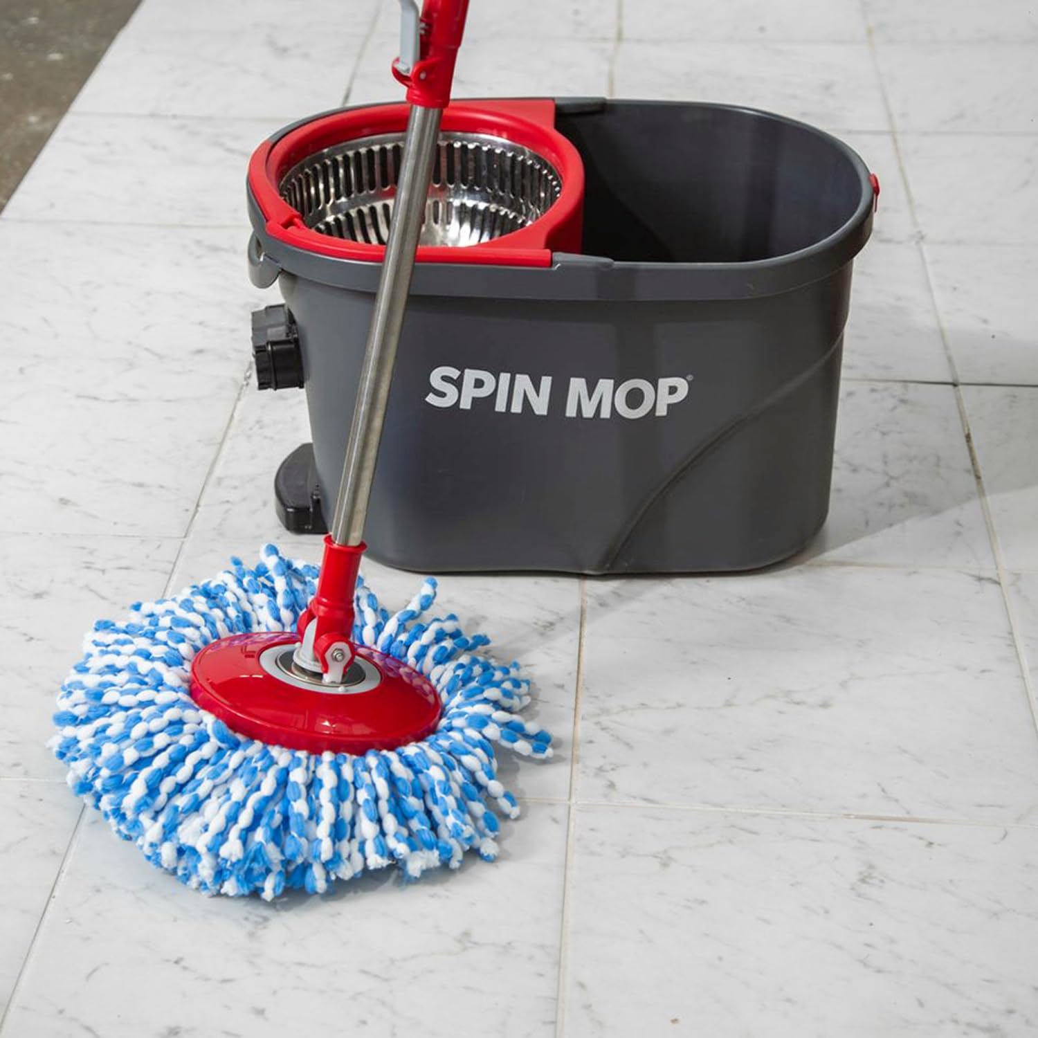 Amazon.com: Simpli-Magic 360° Spin Mop and Bucket with Wringer